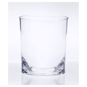 Oval Halo Tritan Glasses Drinking Set of 4 DOF (12oz), Plastic Drinking Glasses, BPA Free Cocktail Glasses, Drinkware Set, Plastic Water Tumblers