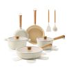 Ceramic Nonstick Pots and Pans Set 14pcs