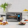 4-Slice Toaster Oven Air Fryer with 11 Cooking Functions Stainless Steel Gray