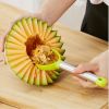 3 in 1 Melon Baller Scoop + Fruit Peeler + Carving Knife for Fruits Ice Cream Cookie Dough Butter Stainless Steel Kitchen Gadget Tool