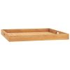 Serving Tray 27.6"x27.6" Solid Wood Teak